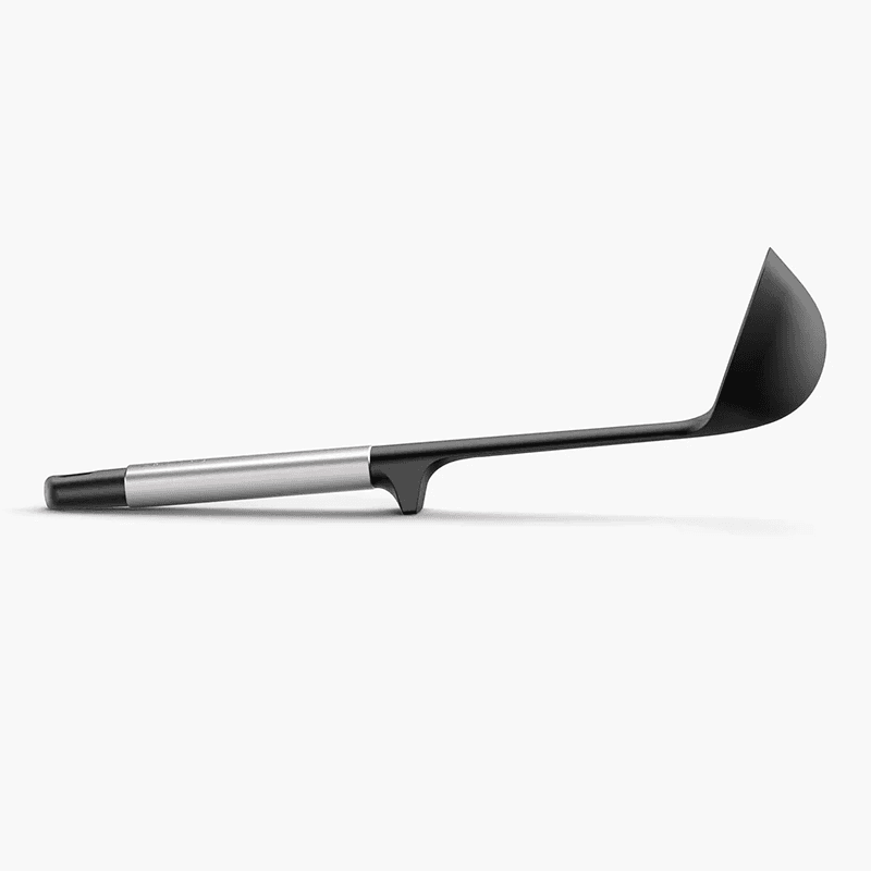 Elevate Silicone Ladle, Stainless Steel