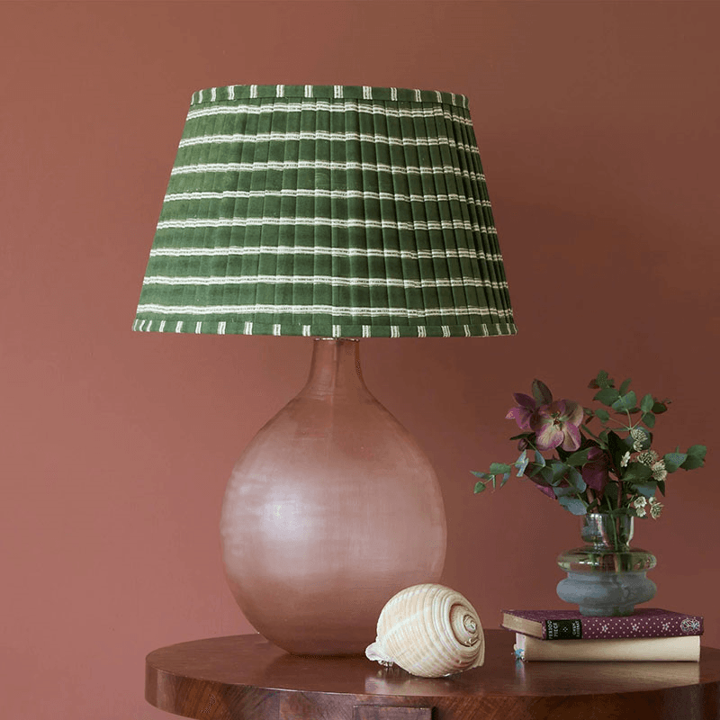 Edo Pleated Shade, D30cm, Green