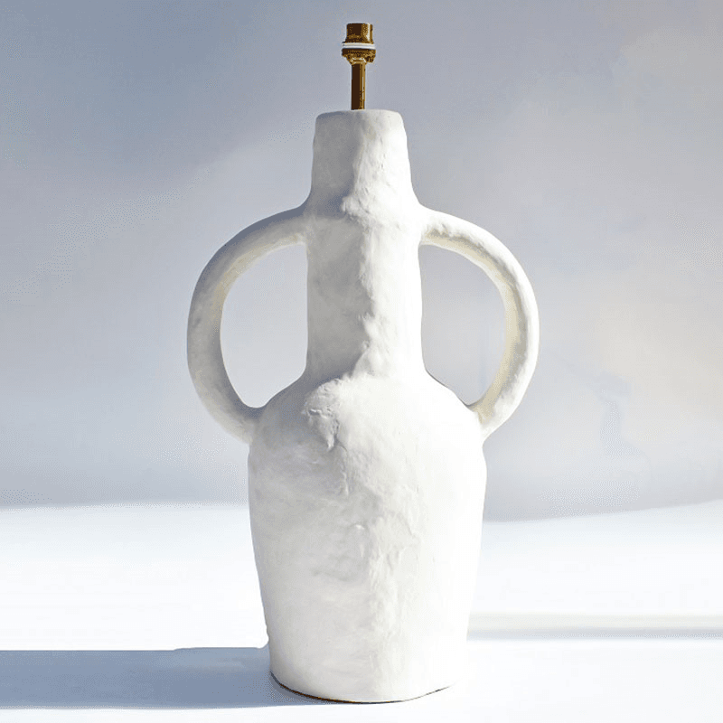 Rumba Sculptural Table Lamp, H54cm, White