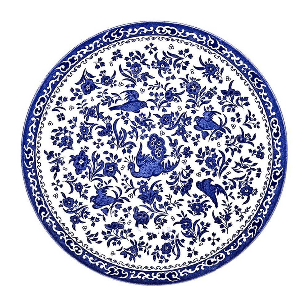 Regal Peacock Plate, D25cm, Blue