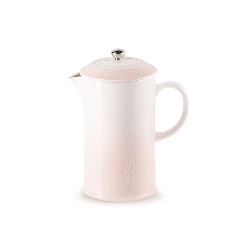 Image showing the Stoneware Cafetiere, 1 litre, Shell Pink product.