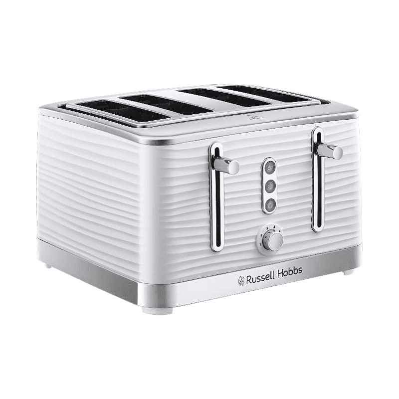 Inspire 4 Slot Toaster, White