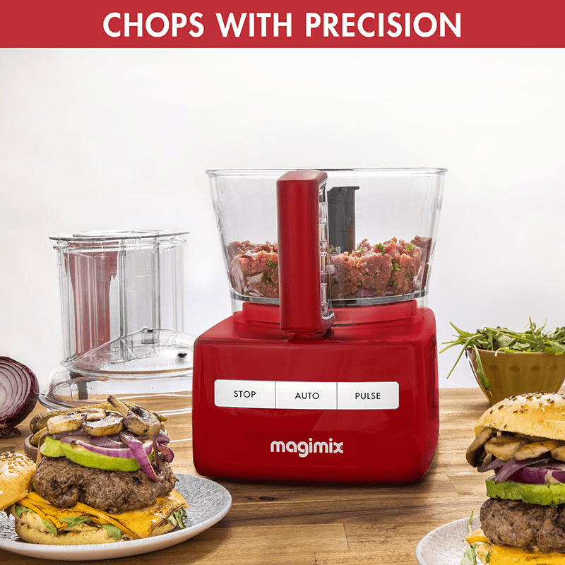 5200 XL Food Processor 18585, 3.6L, Red