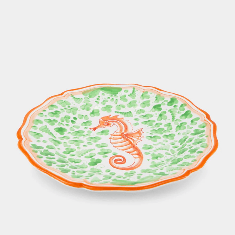 Menagerie D’été Plate, D28cm, Green