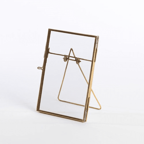 Image showing the Danta Photo Frame, 4 x 6", Antique Brass product.