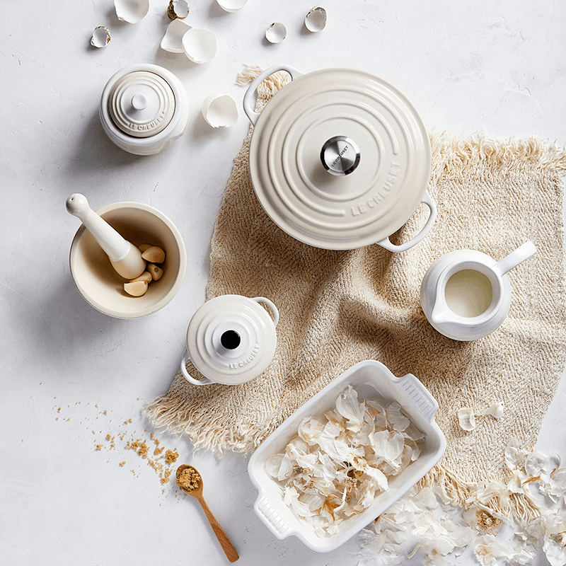 Stoneware Deep rectangular dish, 32cm - 3.85 litre, Meringue