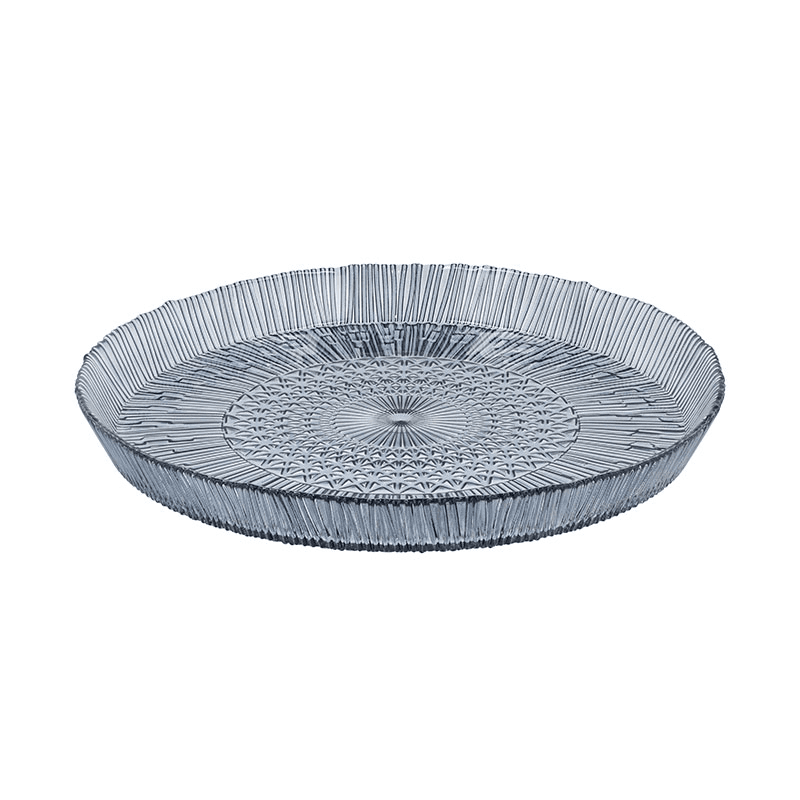 Kusintha Serving Dish, D30cm, Blue
