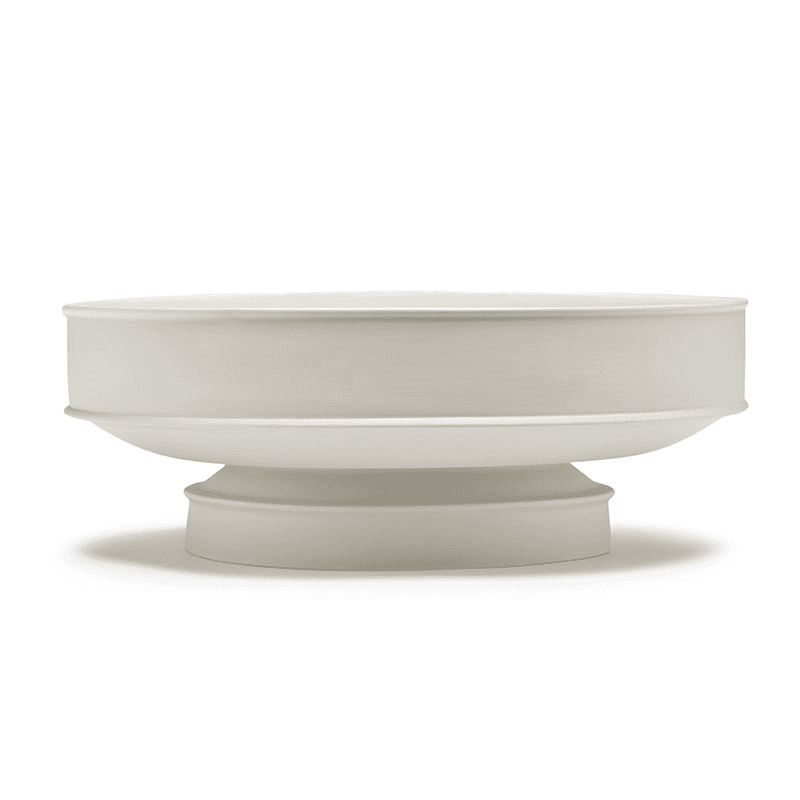 Dune Raised Bowl, D41cm, Alabaster