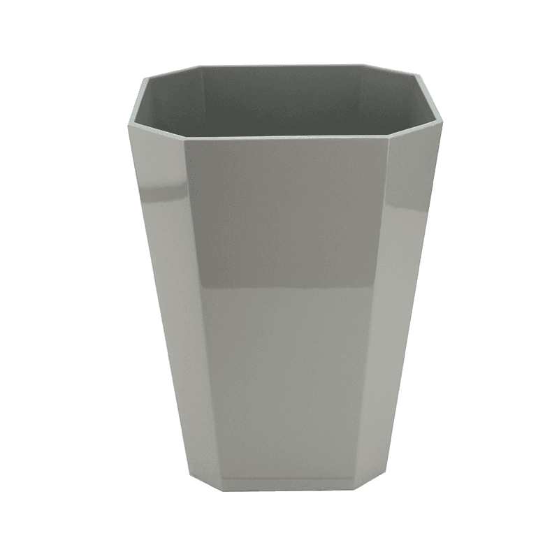 Octagonal Lacquer Bin, H30cm, Chiffon