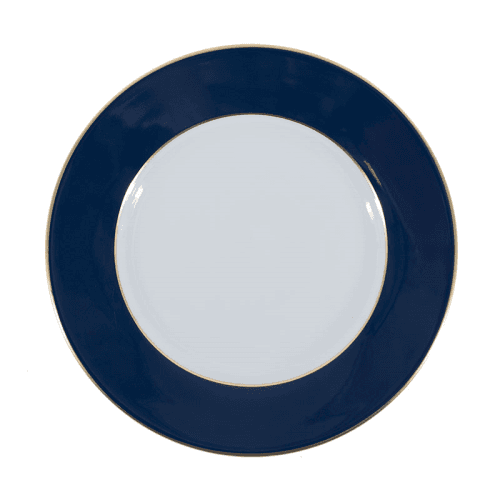 Image showing the Sous Le Soleil Dinner Plate, D27.5cm, Matt Gold Classic Night Blue product.
