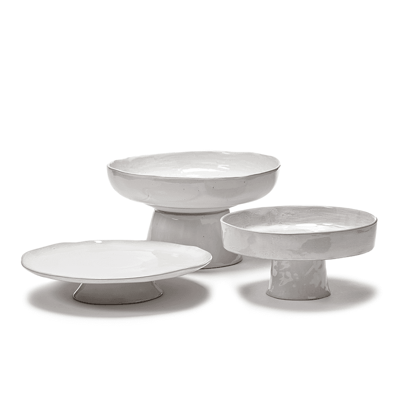 La Mère Plate, D30.5cm, Off White