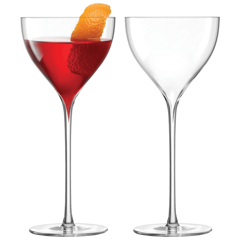 Savoy Set of 2 Nick & Nora Glasses, 210ml, Clear