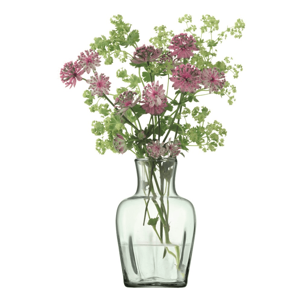 Mia Mini vase trio, 11cm, recycled glass