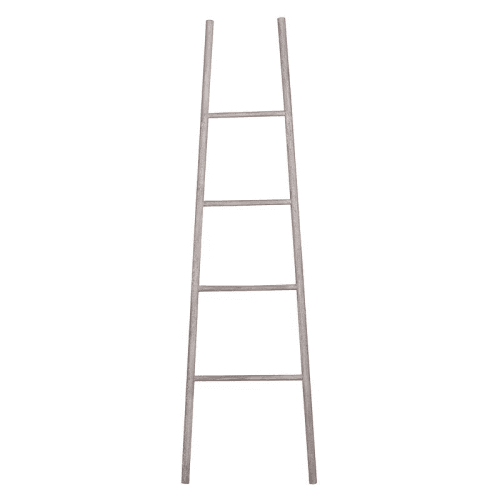 Image showing the Studio Decorative wooden ladder, 170 x 49cm, Studio Grey product.