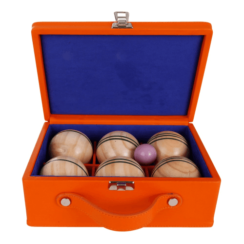 Image showing the Luxury Indoor Boules Set, Tangerine product.