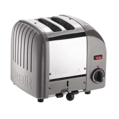 Image showing the Classic Vario 2 slot toaster, Metallic Silver product.