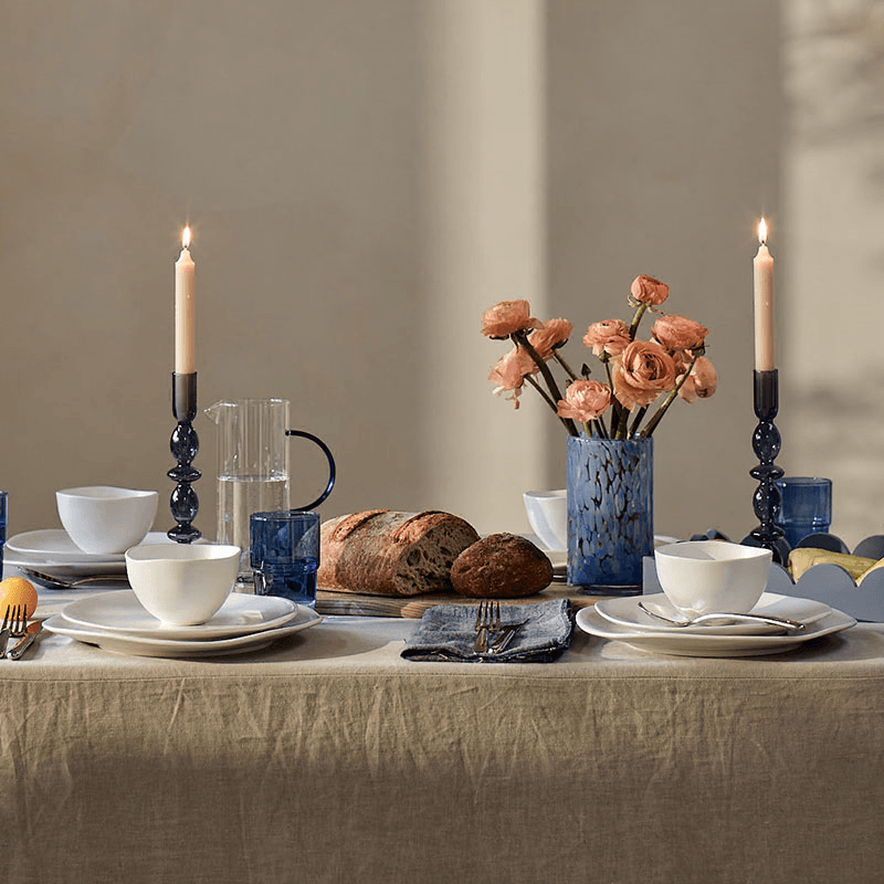 13 Piece Dinner Set, White