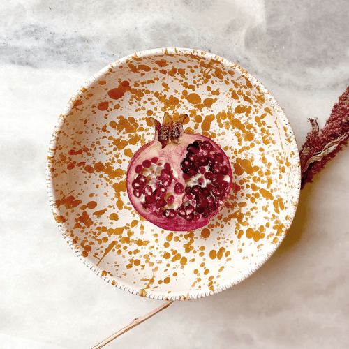 Image showing the Splatter Pasta Bowl, D20cm, Burnt Orange product.