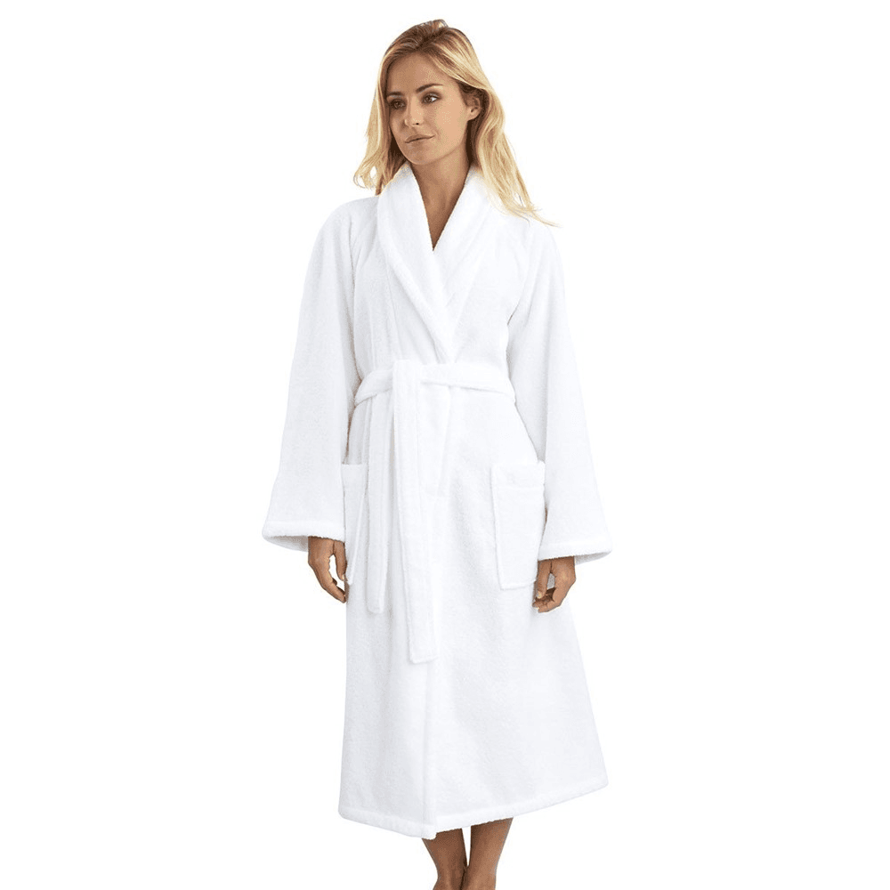 Etoile Bath robe, medium, Blanc