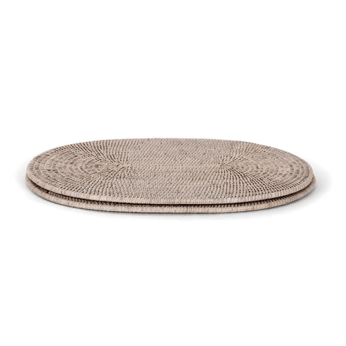 Image showing the Ashcroft Set of 2 Serving Mats, L45 x W33cm, Rattan product.
