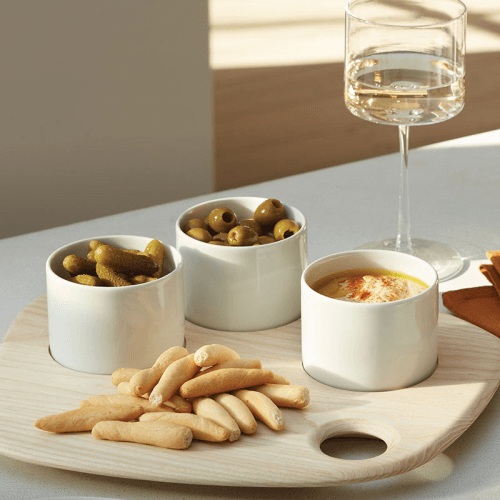 Image showing the Palette Tapas Set and Board, D32cm, Ash Wood product.