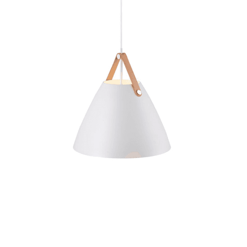 Image showing the Strap Pendant, H37cm, White product.