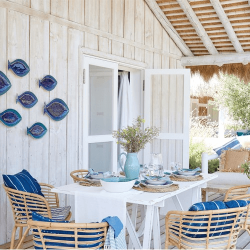 Image showing the Dori - Sea Bream Small dish, 30cm, Atlantic Blue product.