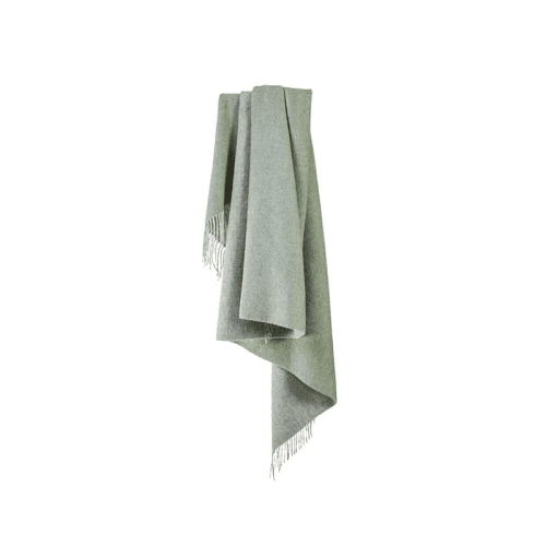 Image showing the Dartmoor Throw, 150 x 183cm, Ice Green product.