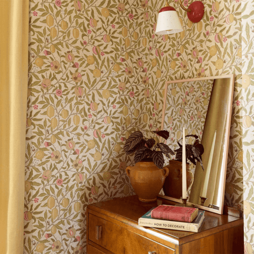 Image showing the Mirror, 50cm, Plaster Pink product.
