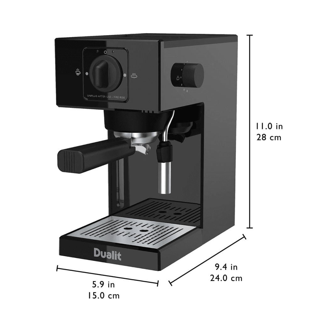 Espresso Coffee Machine, Black
