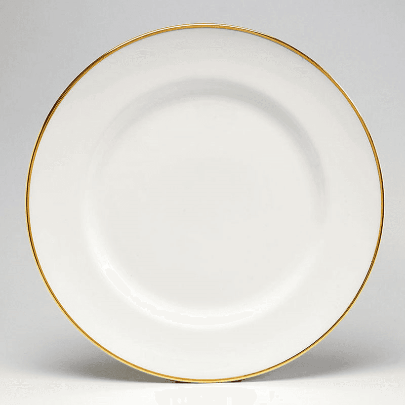 Dinner Plate, D26cm, Gold Rim