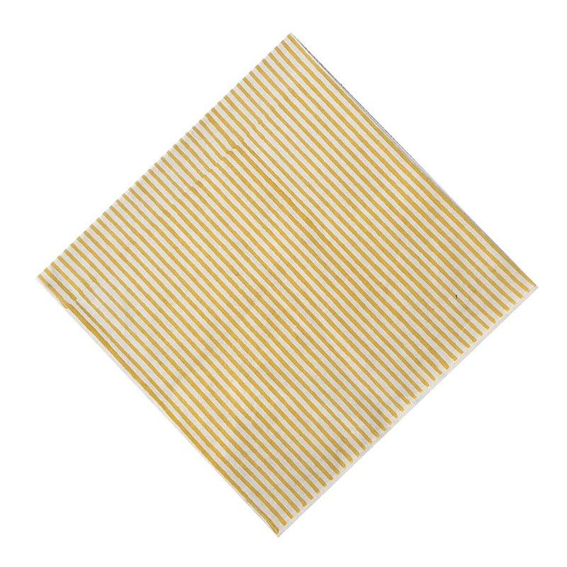 Striped Napkins, 45 x 45cm, Limon