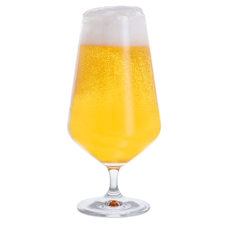 Cheers Set of 4 Beer Glasses, 550ml, Clear