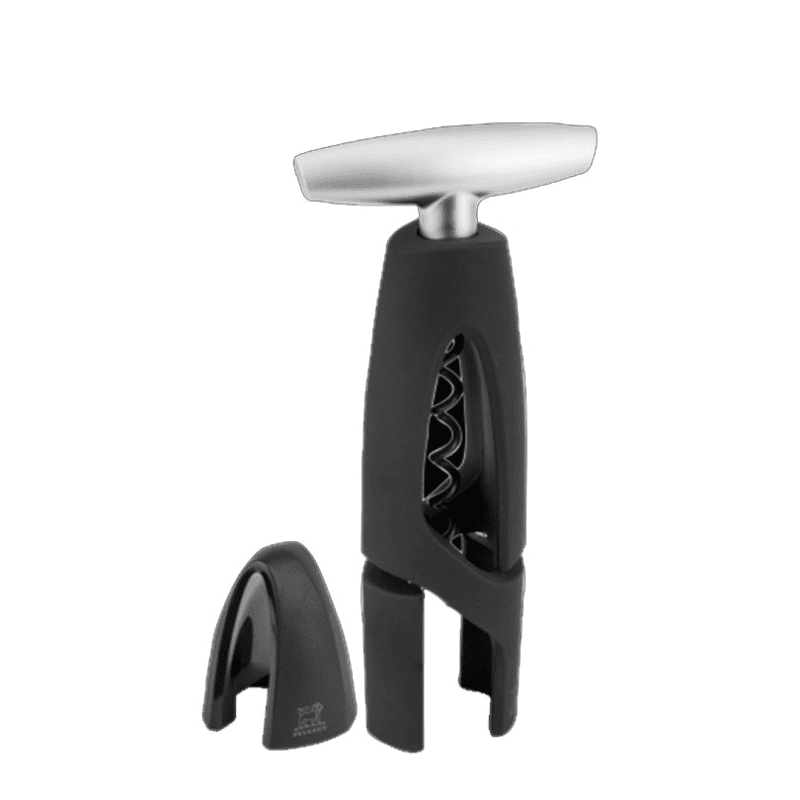 Altar Corkscrew with Foil-Cutter, 17cm, Black