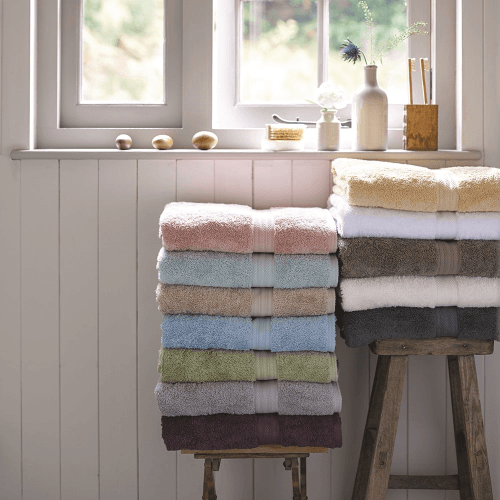 Image showing the Renaissance Bath Sheet, 89 x 173cm, Eggshell  Blue product.