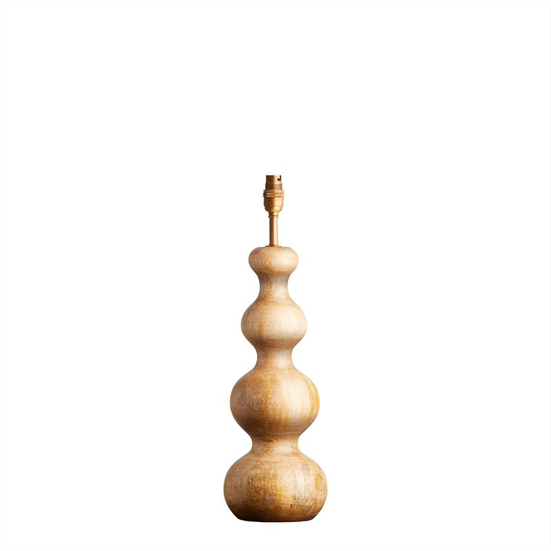 Wobster Small Table Lamp Base Only, H48.5cm x W15cm, Natural