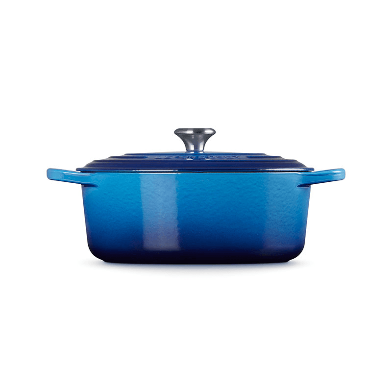 Signature Cast Iron Oval Casserole, 27cm, Azure