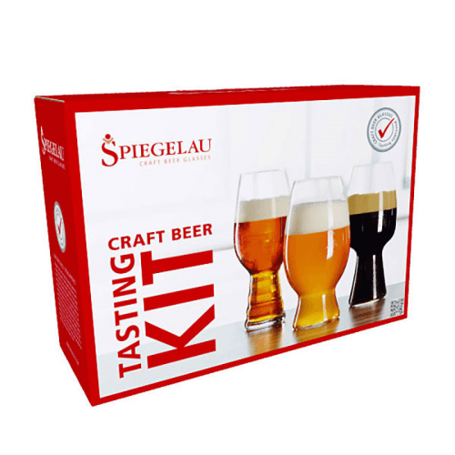 Image showing the Craft Beer Set of 3 Tasting Glasses, Clear product.