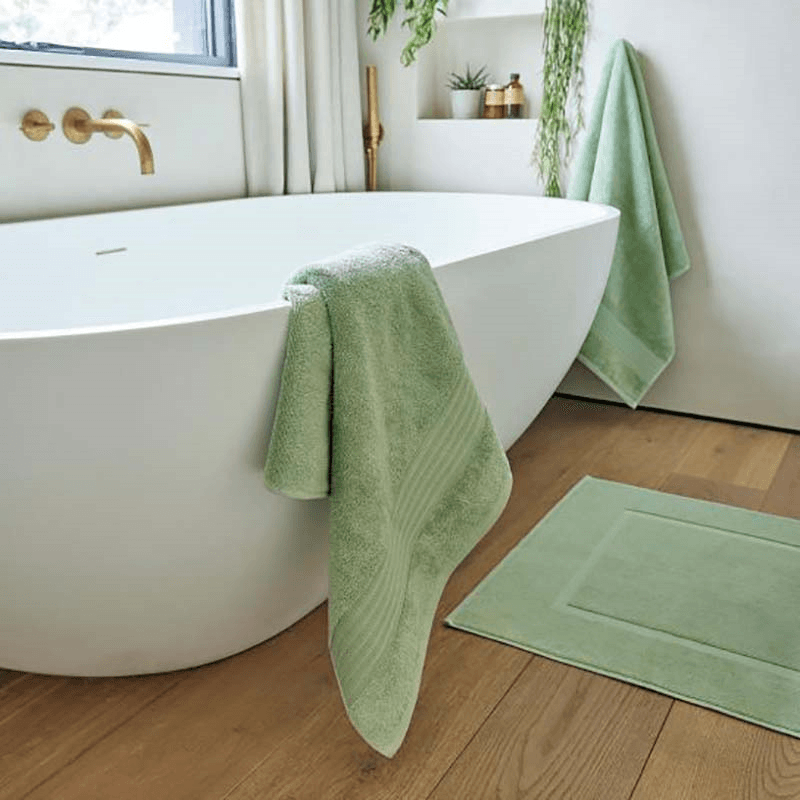 Organic Eco Twist Bath Towel, Thyme