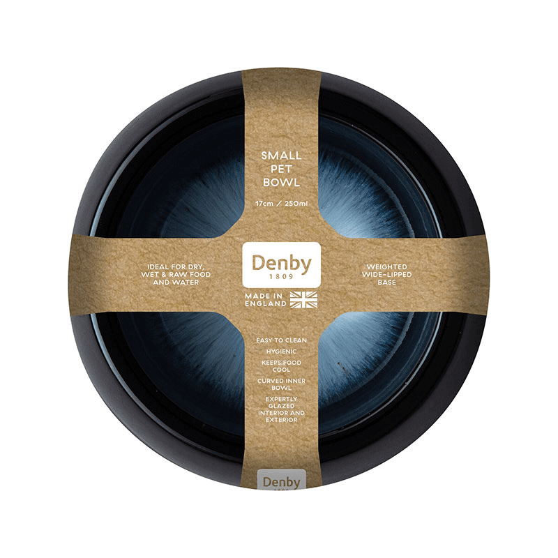 Halo Pet Bowl, D17 x H6cm, Black