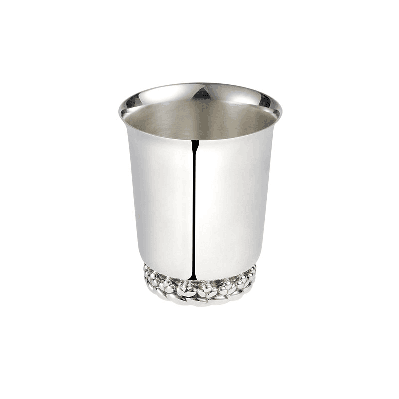 Babylone Cup, H8.5 x D7cm, Silver