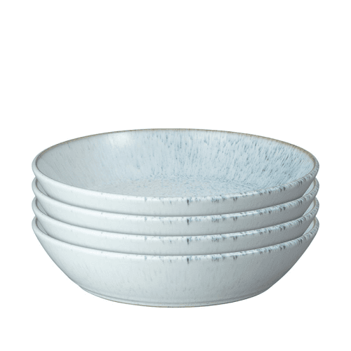 Image showing the Kiln Blue Set of 4 Pasta Bowls, D22cm product.