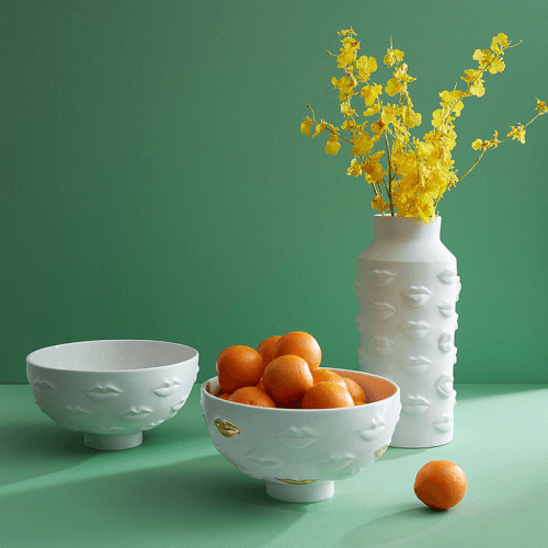 Image showing the Gala Lips Bowl, D28cm, White product.