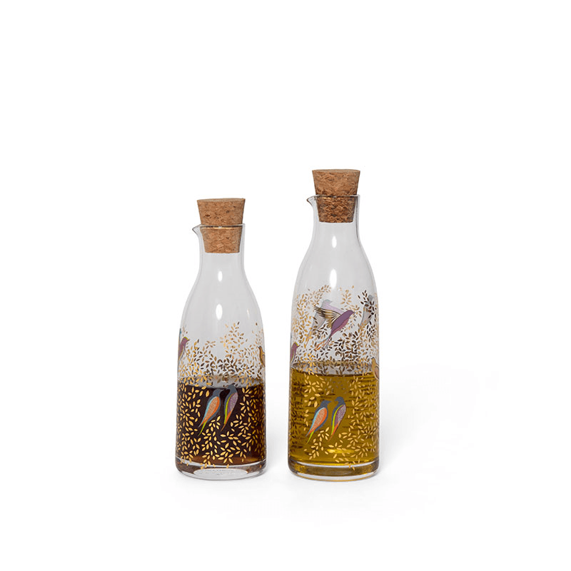 Chelsea Glass Oli & Vinegar Set, Gold