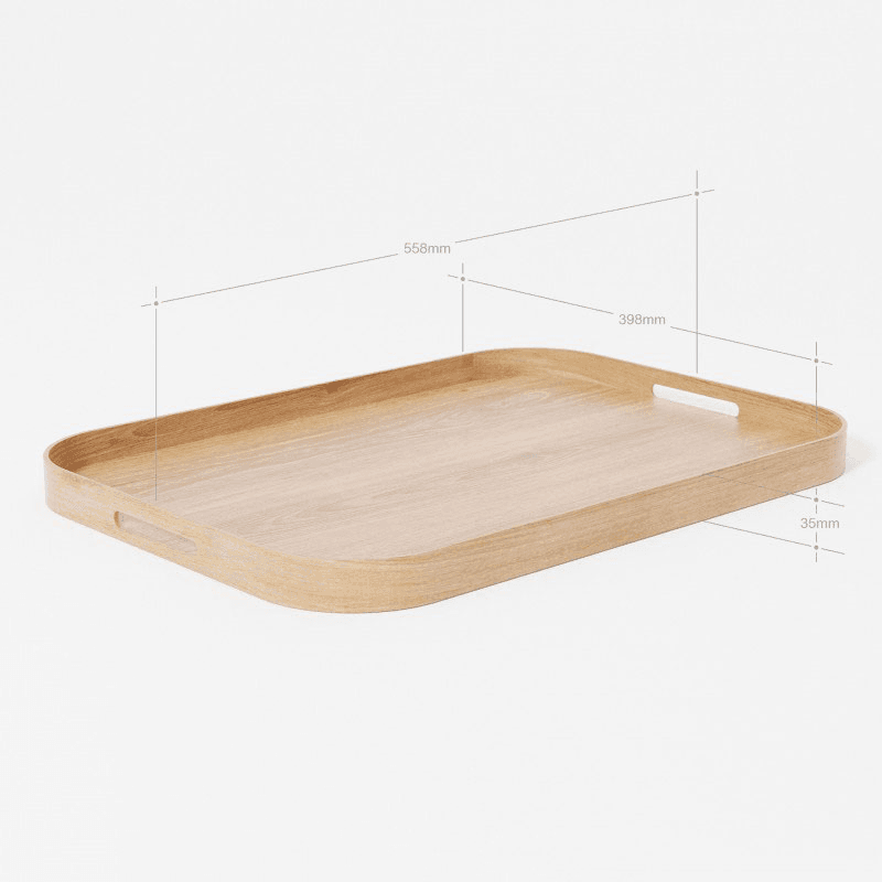 Bellhop 558 Rectangular Tray, Oak