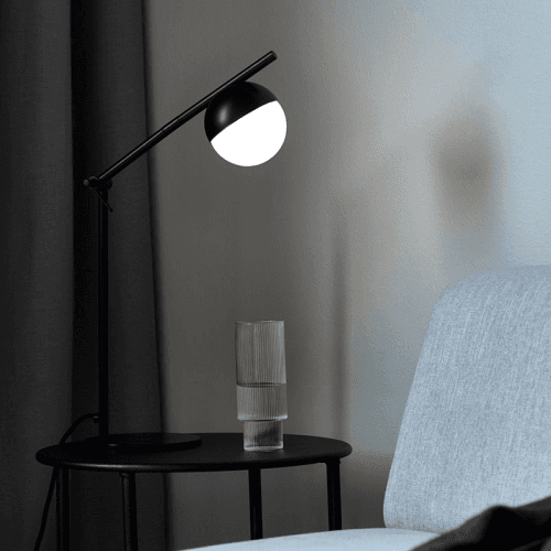 Image showing the Contina Table Lamp, H48.5cm, Black product.