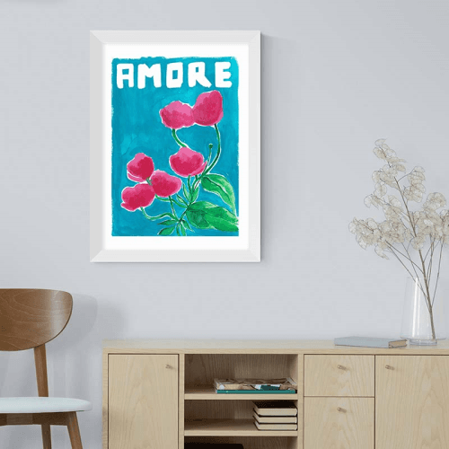 Image showing the Keren Parmley Amore Print, Multi product.