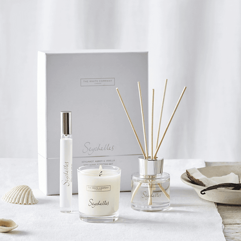 Seychelles Home Scenting Set, Mini, White