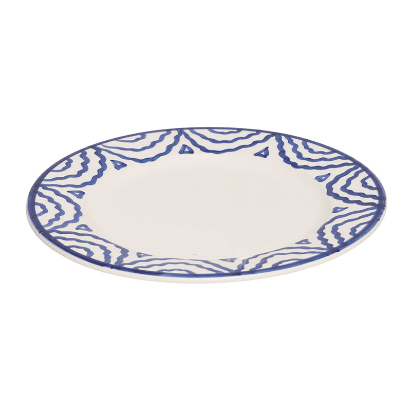 Tabla Set of 2  Side Plates, D20cm, Blue