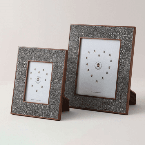 Image showing the Classic Photo  Frame, 10 x 8", Charcoal Shagreen product.